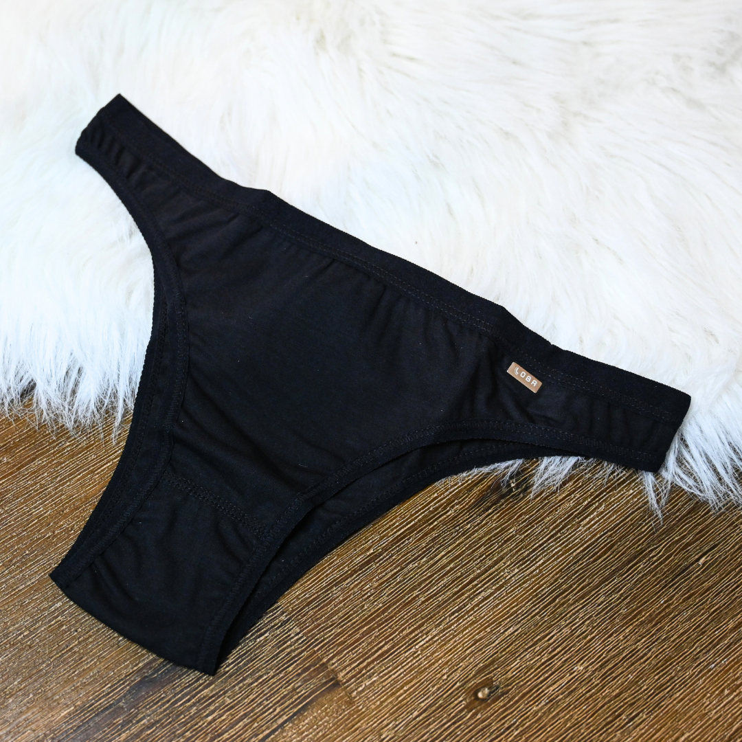 Women's Underwear - Loba Thong Panties - Lupo 40354-001